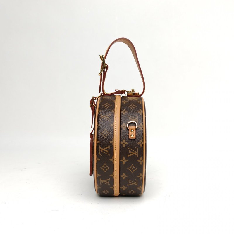 LOUIS VUITTON PETITEBOITECHAPEAU硬圓餅中號老花PVC肩背包-1
