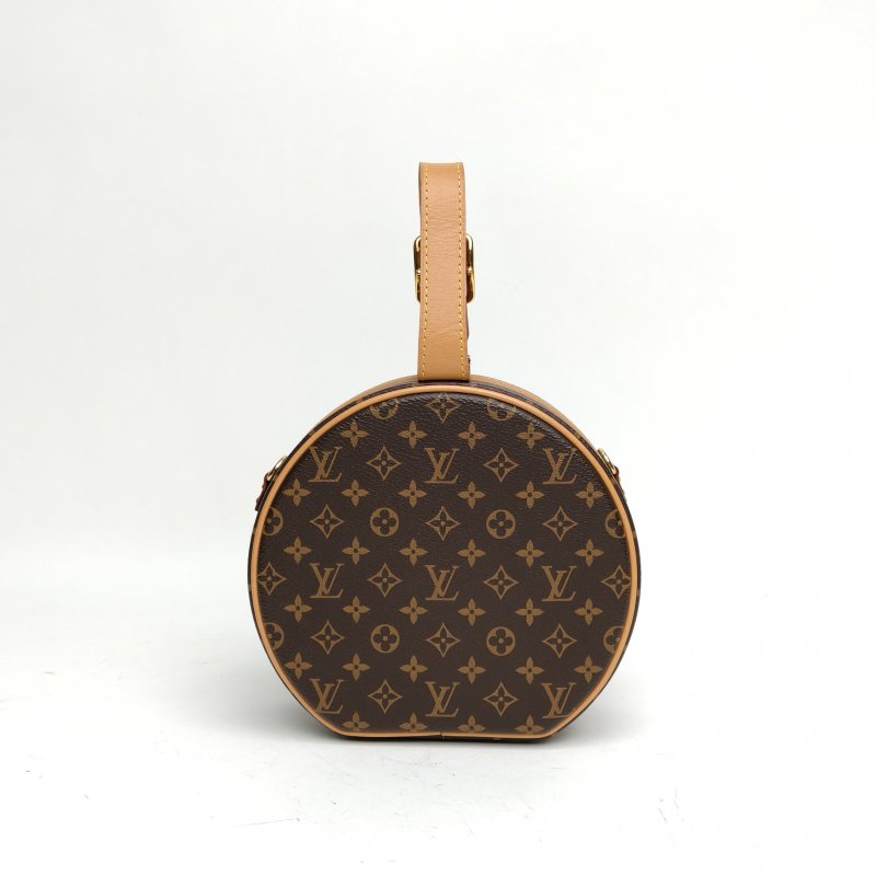 LOUIS VUITTON PETITEBOITECHAPEAU硬圓餅中號老花PVC肩背包-2