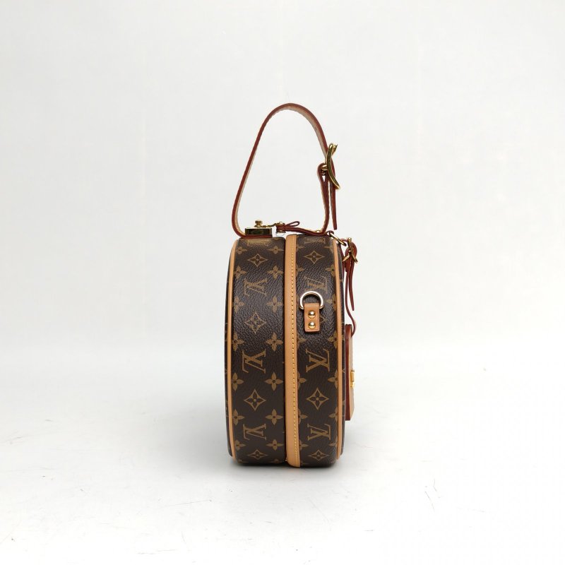 LOUIS VUITTON PETITEBOITECHAPEAU硬圓餅中號老花PVC肩背包-3