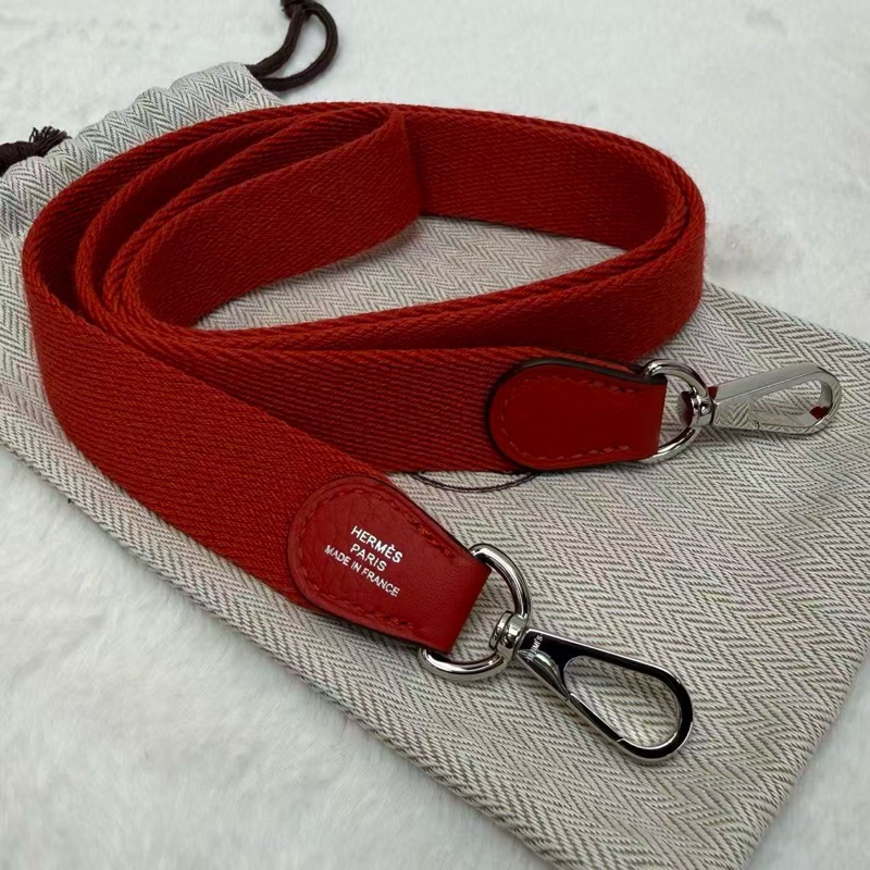 Hermes愛馬仕包 伊芙琳mini Evelyne迷你版斜挎包 紅色銀扣 TC皮 純色肩帶 經典款-7