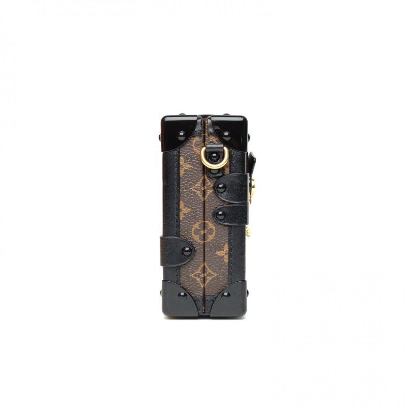 LOUIS VUITTON PETITEMALLE月光寶盒老花PVC金扣2016肩背包-3