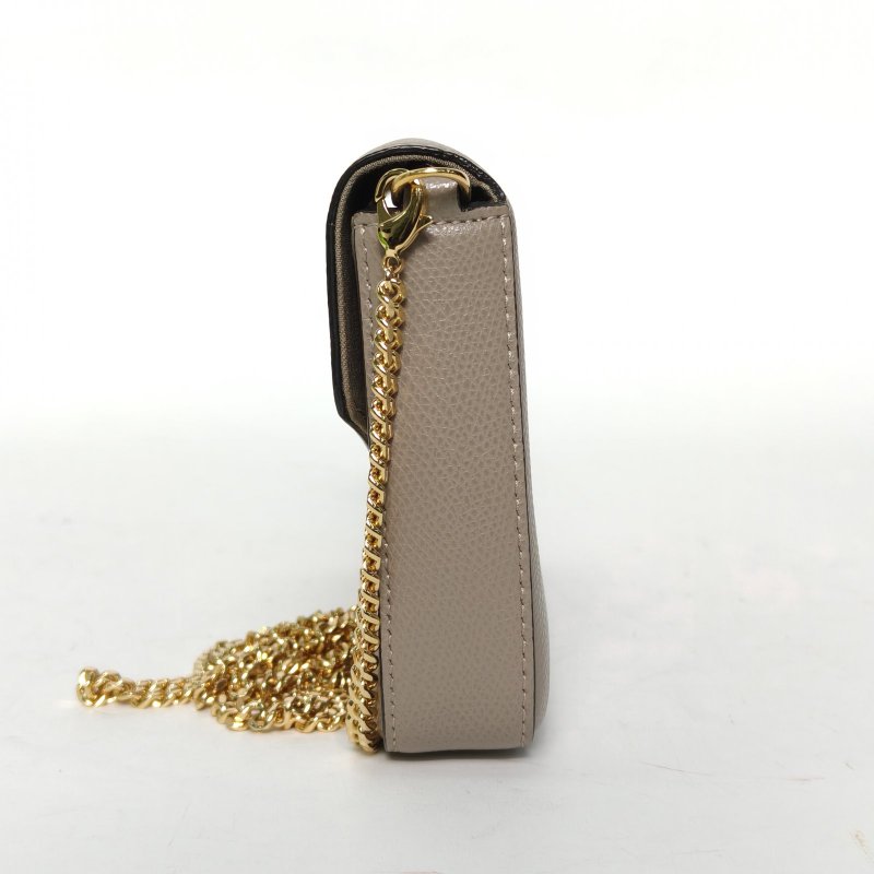 FENDI 灰色牛皮三合一鏈條包肩背包-3