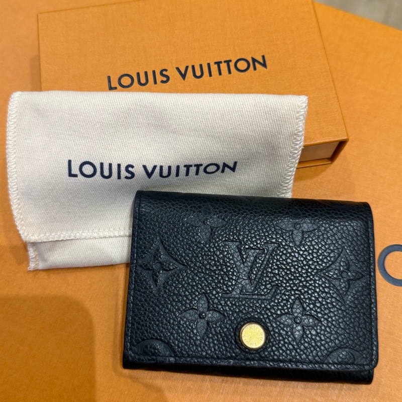 Louis Vuitton 黑色Empriente 皮革卡包 M58456-11
