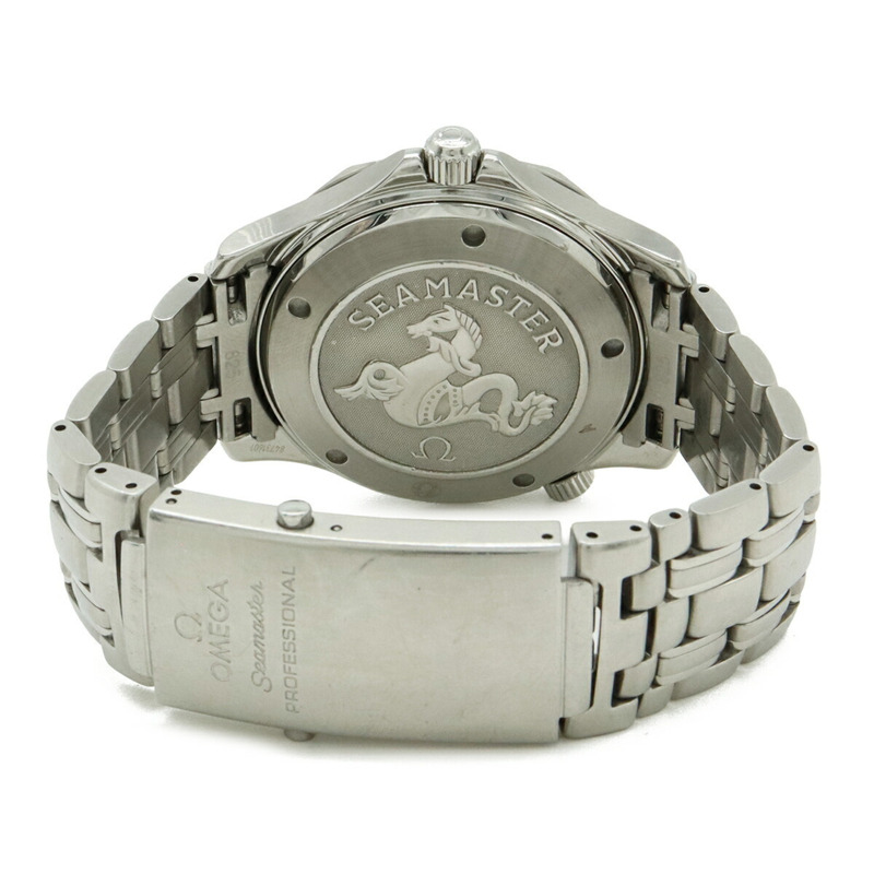 歐米茄海馬系列同軸天文台認證腕錶，300公尺防水，藍色錶盤，男士自動機械腕錶 2220.80-7