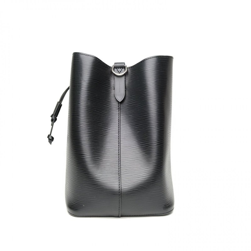 LOUIS VUITTON NÉONOÉ水桶包中6黑色EPI水波紋牛皮銀扣2017肩背包-1