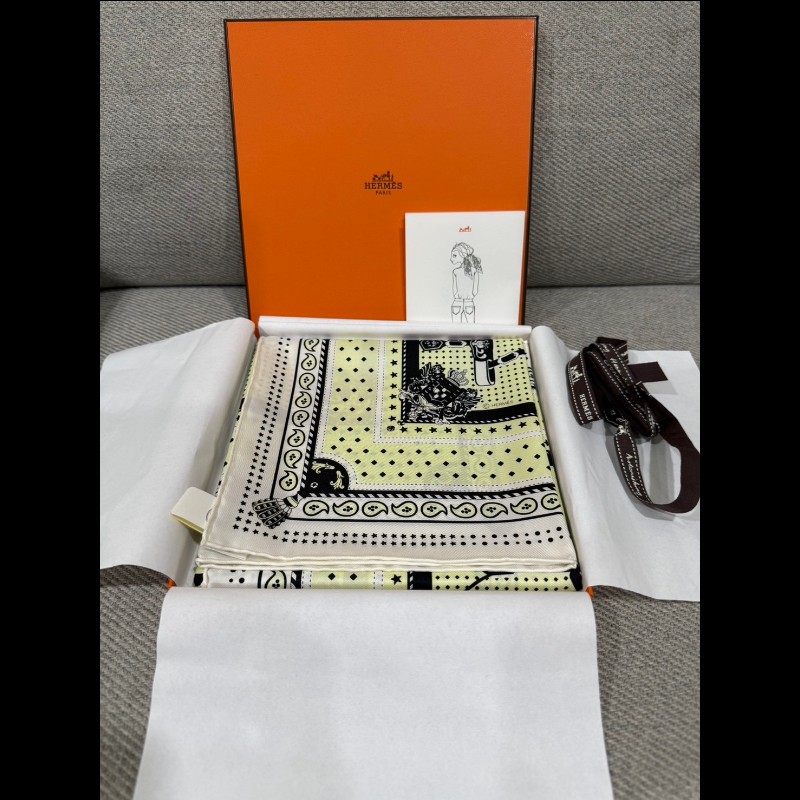 Hermès 全新爆款絲巾-王室鞍具55-0