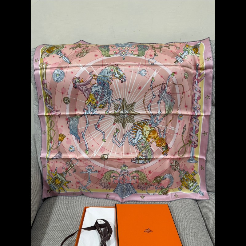 Hermès  Chorus Stellarum 70cm絲巾方巾-1