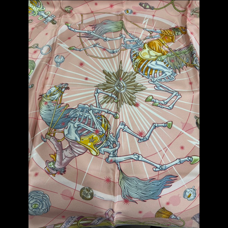 Hermès  Chorus Stellarum 70cm絲巾方巾-4