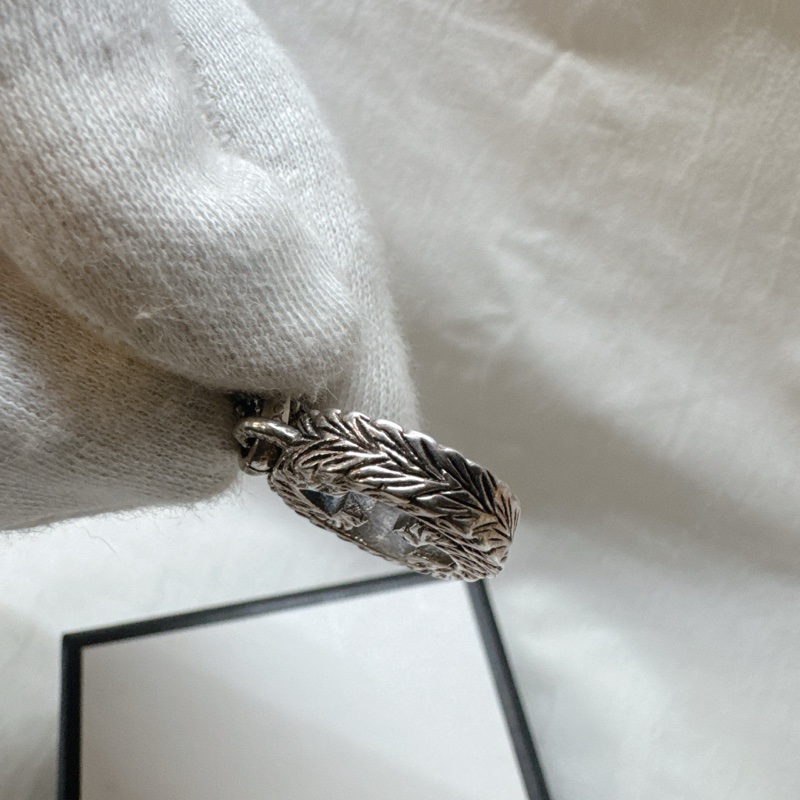 二手正品Gucci Interlocking G純銀雕花項鍊 Gucci項鍊 Gucci長鏈 Gucci配件-15