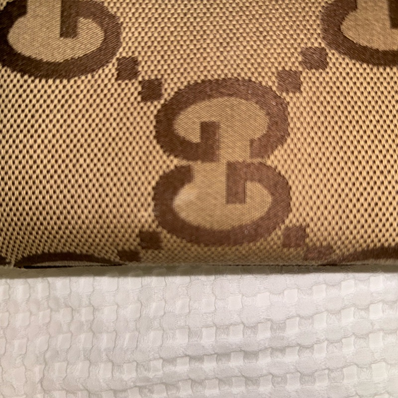 Gucci jumbo gg 緹花 郵差包 斜背 手拿包 兩用-5