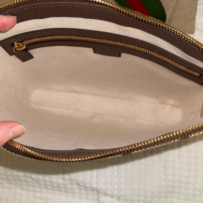 Gucci jumbo gg 緹花 郵差包 斜背 手拿包 兩用-9