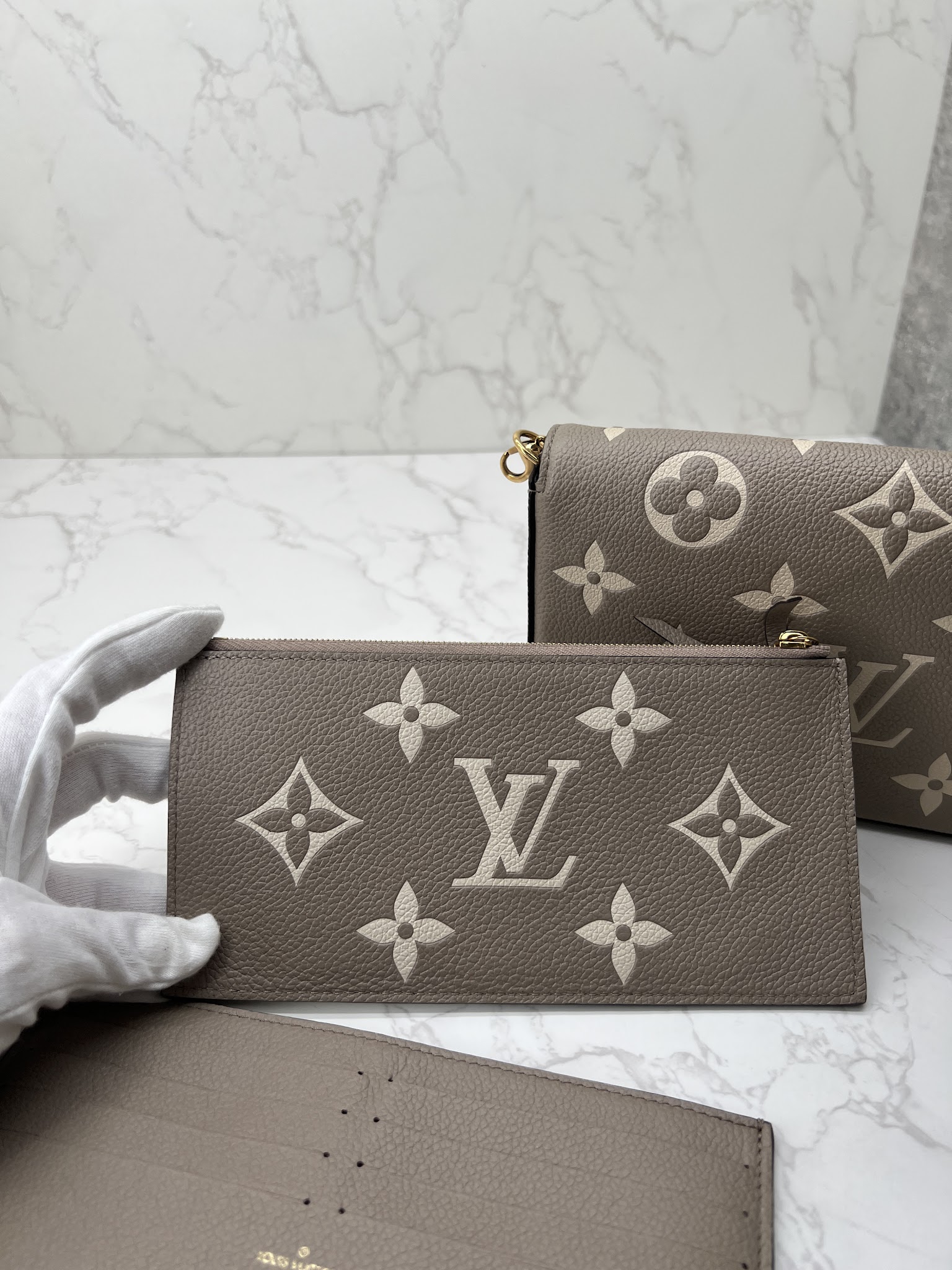 香緹國際精品 斑鳩灰三合一 966-17