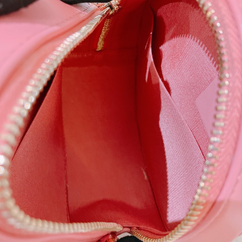 TK2035	 香奈兒 粉色 迷利包 Chanel Pink X GHW  Lambskin Round CC Top Handle Bag-22