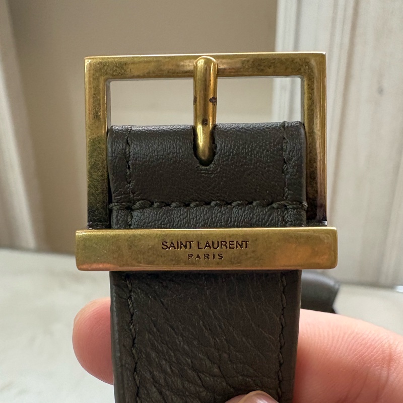 聖羅蘭Yves Saint Laurent YSL Le 5 À 7 Hobo小號 墨綠色-3