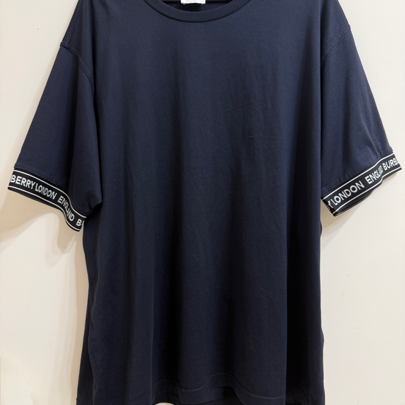 Burberry Logo 織帶T shirt-6