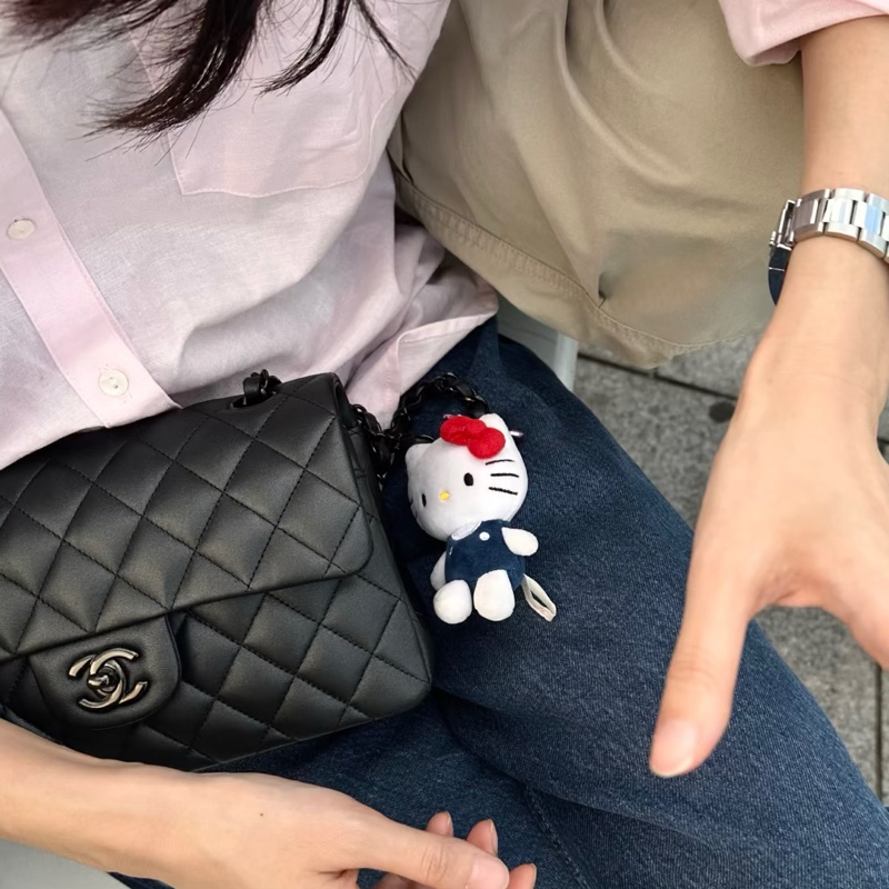 CHANEL香奈兒黑金Leboy25方胖子菱格紋🏵️全新有購證-5