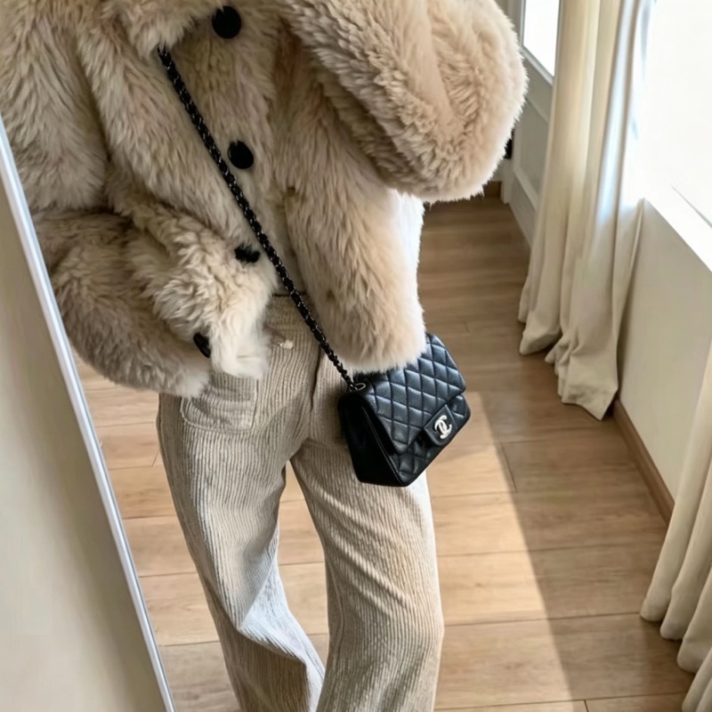 CHANEL香奈兒黑金Leboy25方胖子菱格紋🏵️全新有購證-19