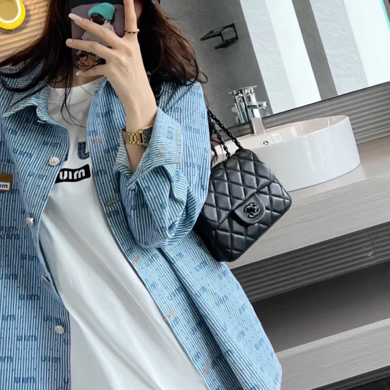 CHANEL香奈兒黑金Leboy25方胖子菱格紋🏵️全新有購證-20