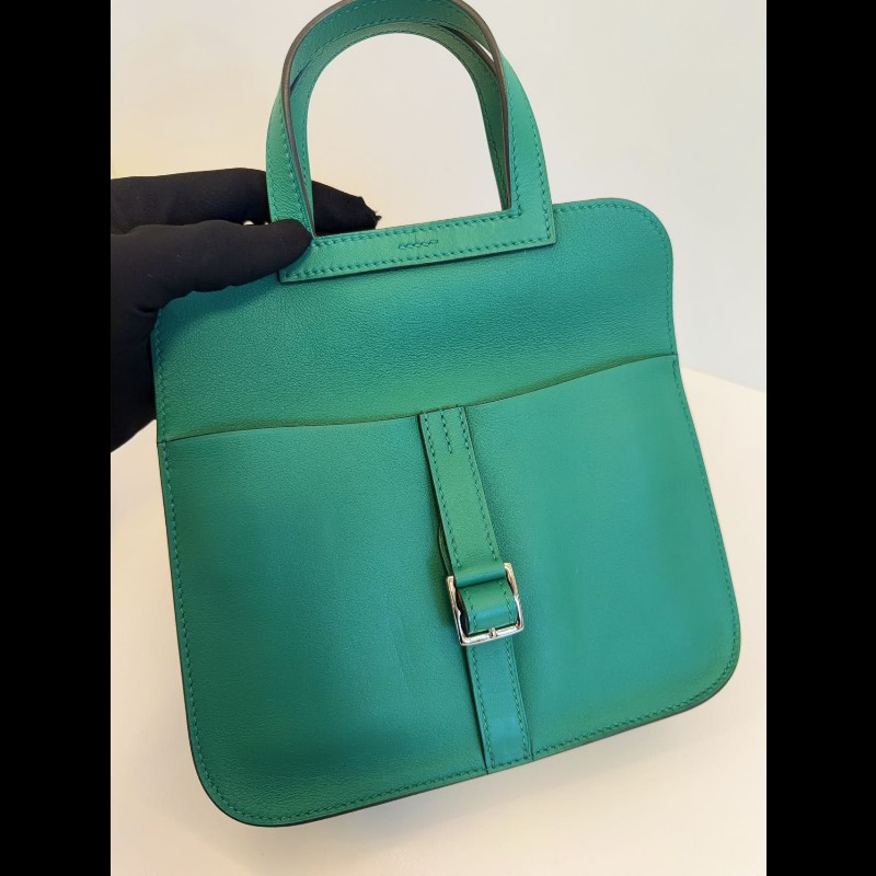 Hermes Mini Halzan 
竹子綠-3