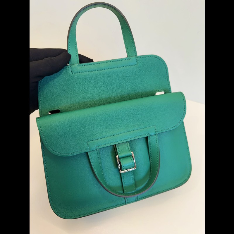 Hermes Mini Halzan 
竹子綠-6