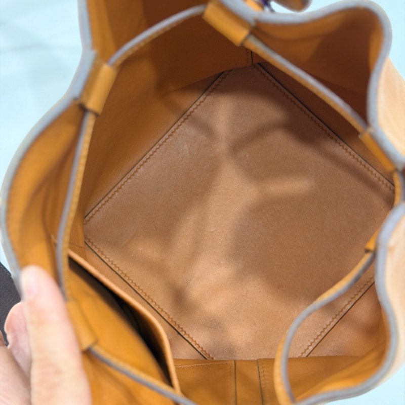 Hermes 愛馬仕 Licol 17 evercolor 棕色 水桶包 斜背包 肩背包 側背包-16