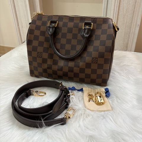 路易威登Louis Vuitton LV Speedy Bandoulière 25 棕色