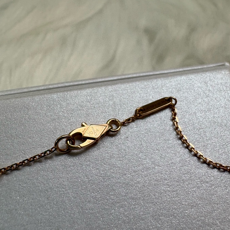 梵克雅寶Van Cleef & Arpels VCA Sweet Alhambra手鍊18K玫瑰金 紅玉髓-3