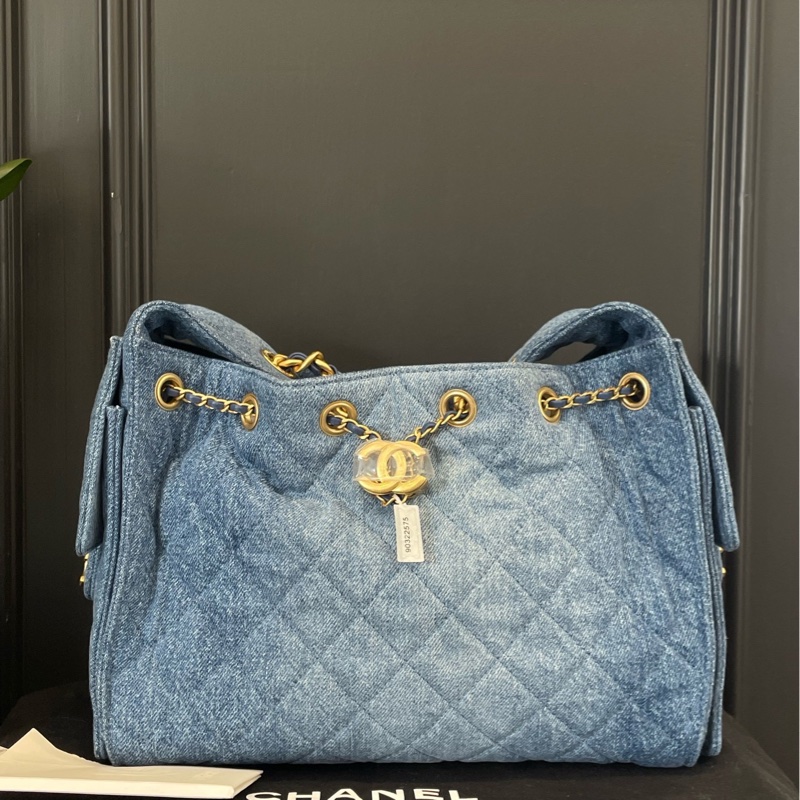 全新 Chanel 香奈兒25bag牛仔藍小號芯片-1