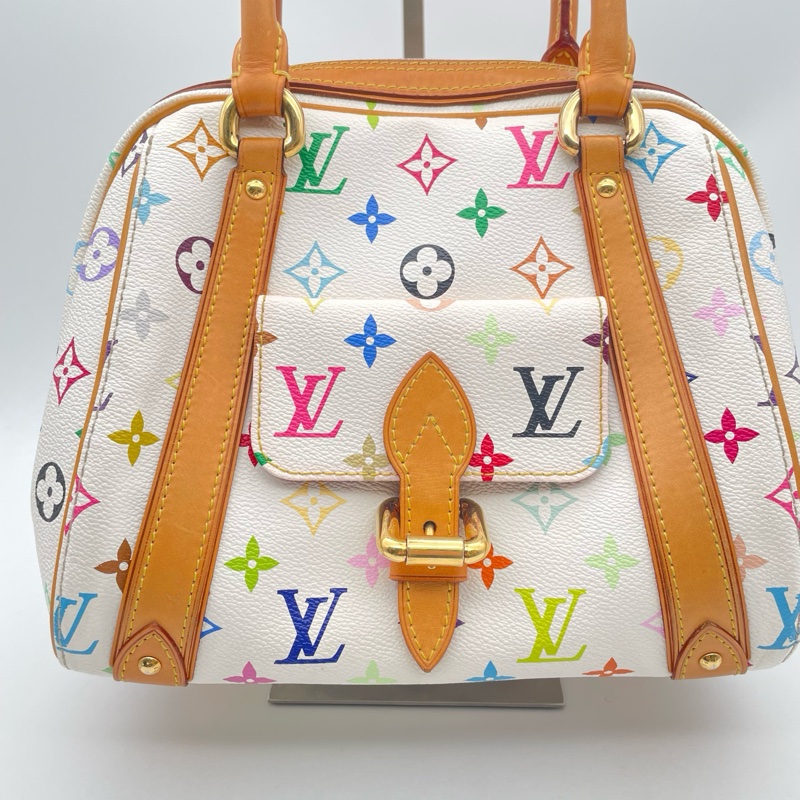 Lv 白三彩手提保齡球底27-5