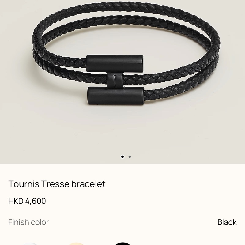 Hermes 愛馬仕 Tournis Tresse T5 so black-6