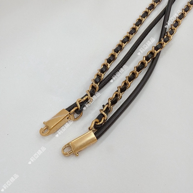 莉亞精品♡Chanel 22bag mini 季節限定珍珠 二手美包-8