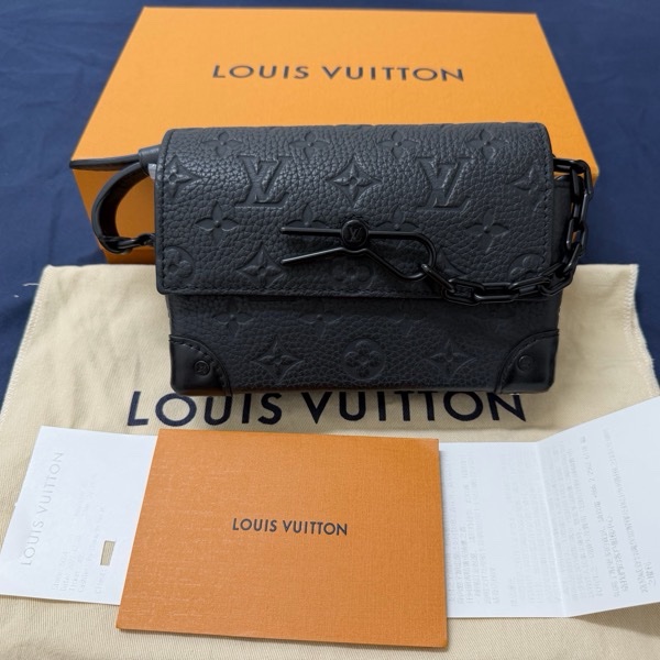 LOUIS VUITTON steamer M81746 皮革壓花 晶片版-0