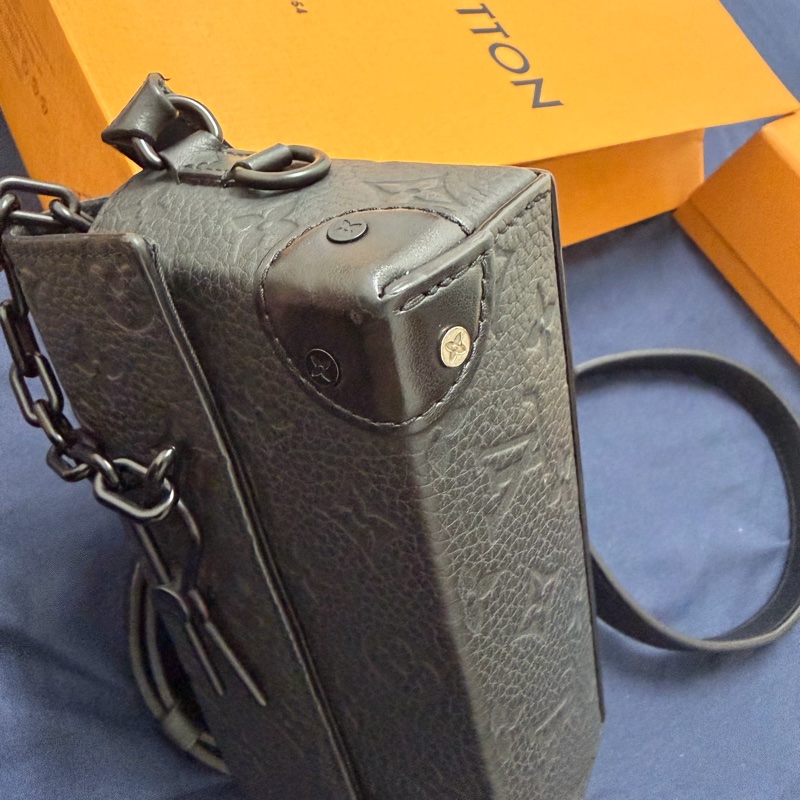 LOUIS VUITTON steamer M81746 皮革壓花 晶片版-6