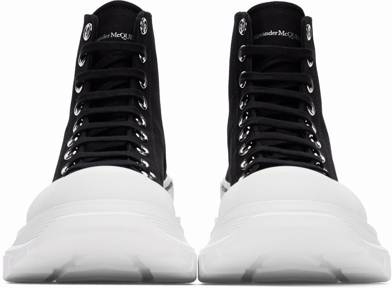Alexander McQueen 女士 Tread Slick高幫休閒運動鞋-4