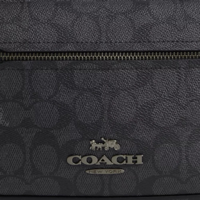 Coach 男士 徽標斜挎包均碼碼24.77cm*8.89cm*16.51cm-1