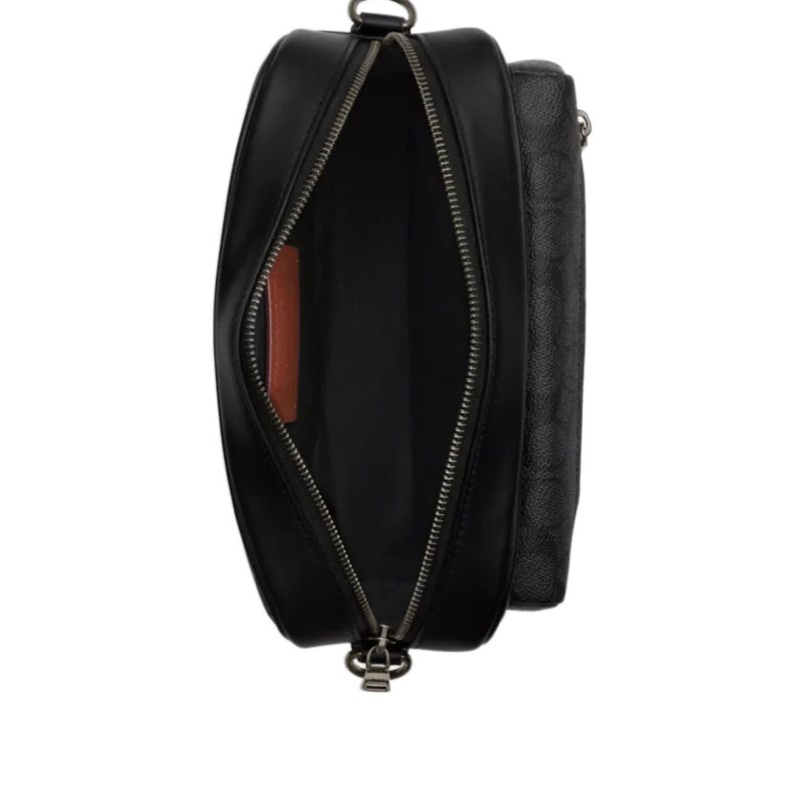 Coach 男士 徽標斜挎包均碼碼24.77cm*8.89cm*16.51cm-4