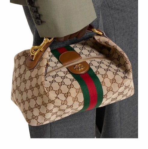 Gucci 女士 Vanity 拉鍊單肩包均碼碼中號、27.5cm*14.5cm*13cm-6