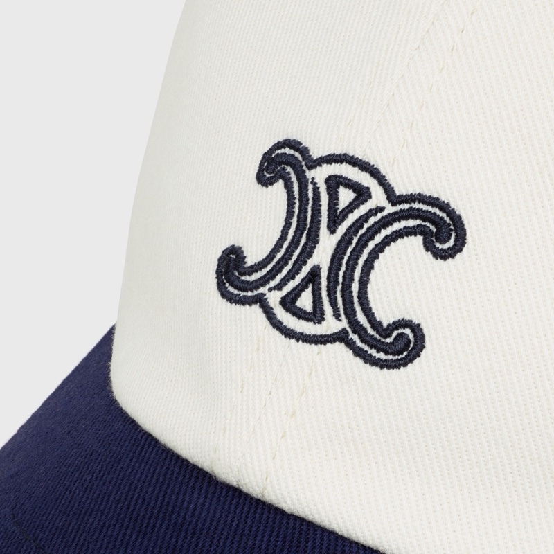 Celine 女士 RICHELIEU 棉斜紋布棒球帽S M L碼-3