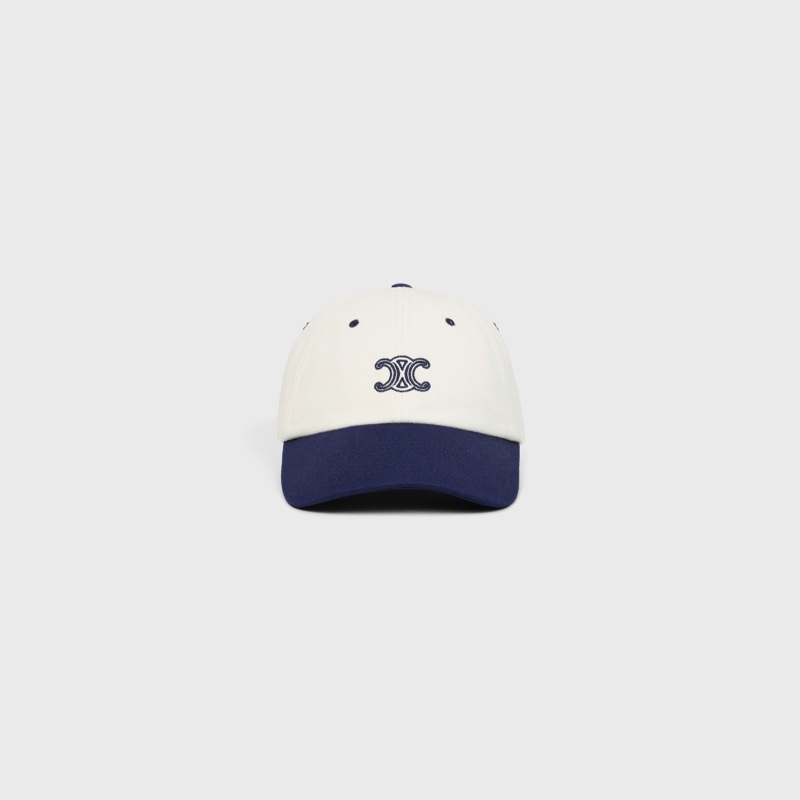 Celine 女士 RICHELIEU 棉斜紋布棒球帽S M L碼-4