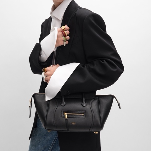 Celine 女士 小號拉鍊單肩包均碼碼小號、11cm*15.5cm*24cm