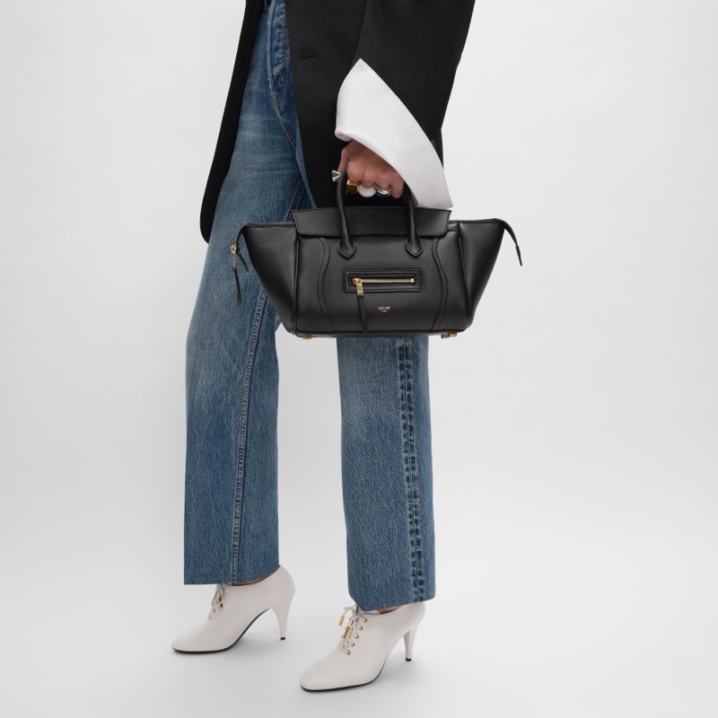 Celine 女士 小號拉鍊單肩包均碼碼小號、11cm*15.5cm*24cm-5