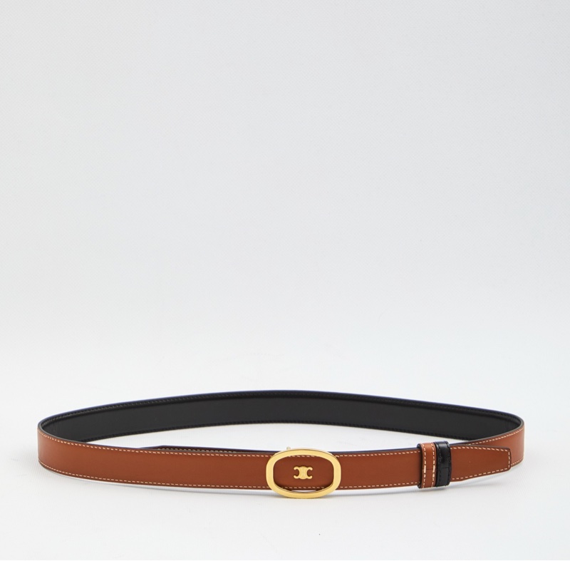 Celine 女士 徽標腰帶75 80 85 90 95碼-3