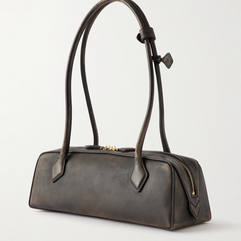 Alaia 女士 Le Teckel 中號紋理皮革單肩包均碼碼33cm*10cm*10cm-4