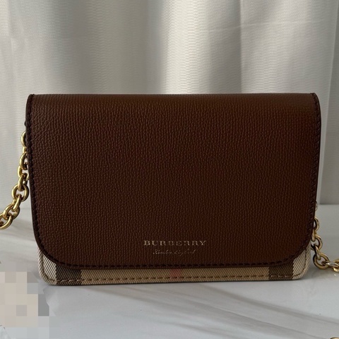Burberry 巴寶莉  格紋 信封包 女士鏈條包 🈚附件