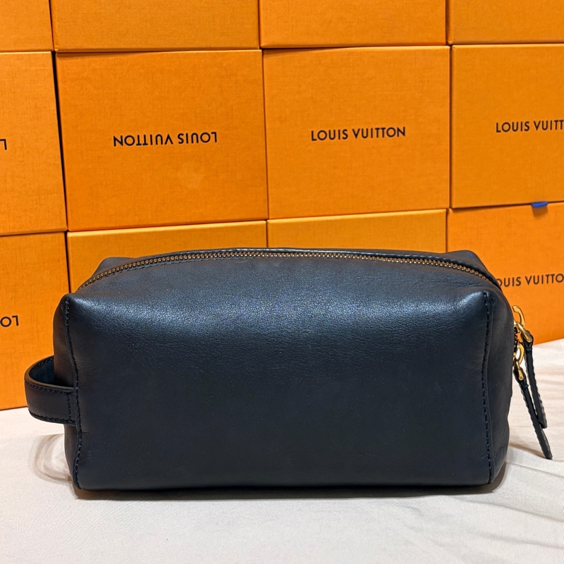 🔥超級好看 Burberry 巴寶莉 大logo黑紅手拿包 化妝包-4