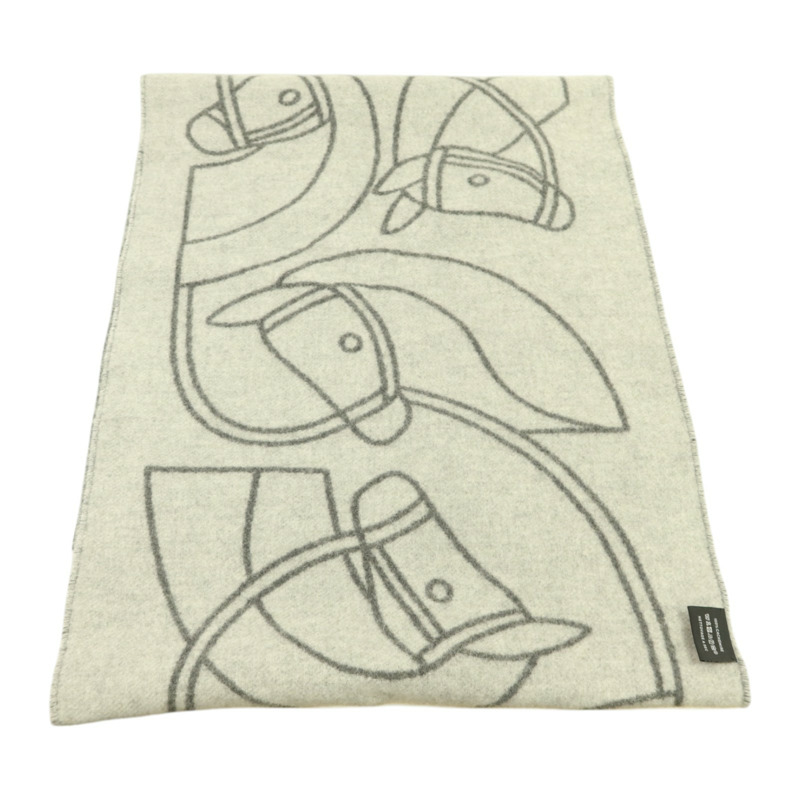 HERMES 羊絨Scarf 170x25圍巾-3