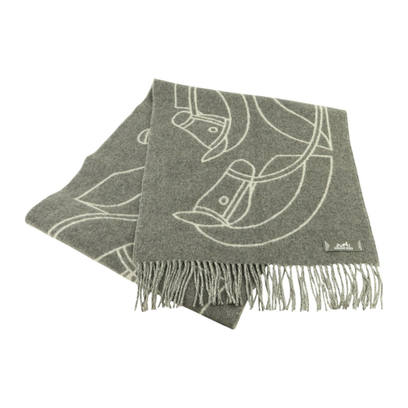 HERMES 羊絨Scarf 170x25圍巾-4