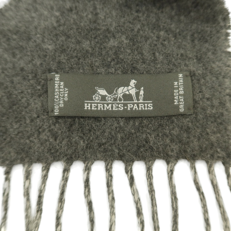 HERMES 羊絨Scarf 170x25圍巾-5