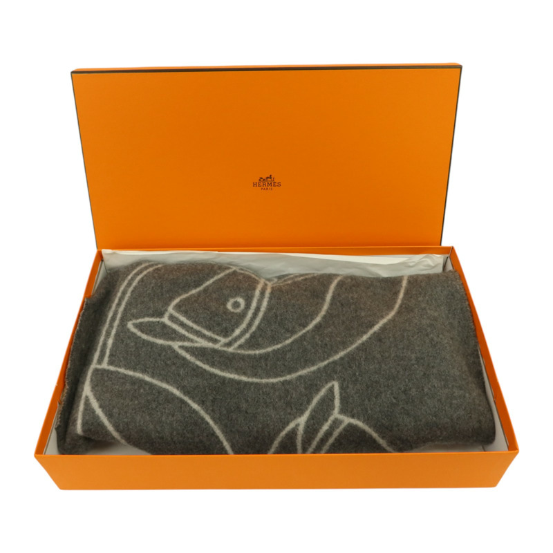 HERMES 羊絨Scarf 170x25圍巾-8