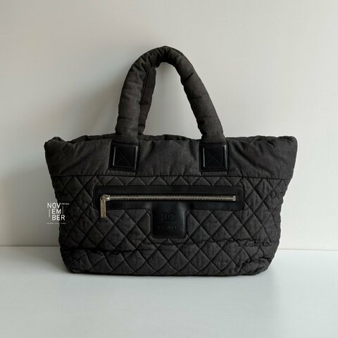 99新🆕 保卡款 Chanel 香奈兒 單寧空氣托特包
